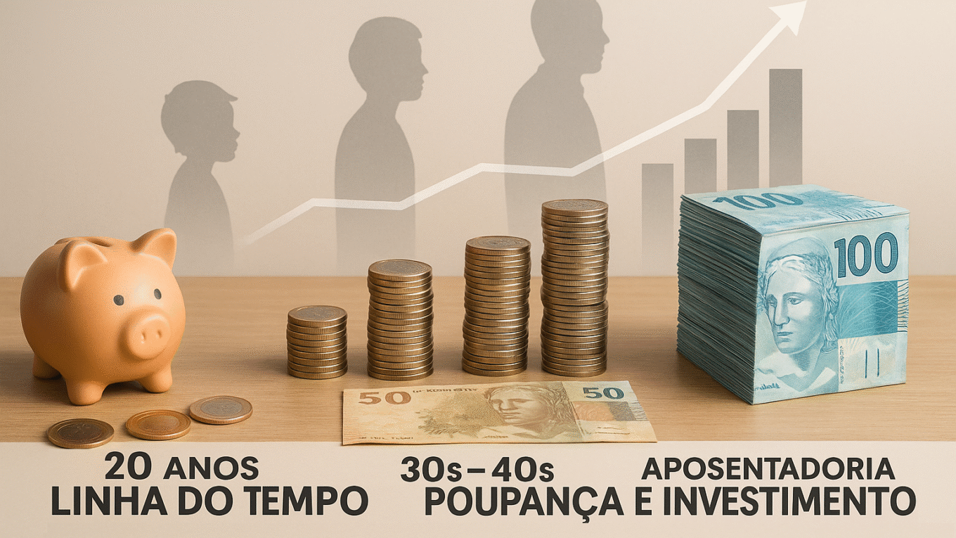 quanto dinheiro você deve economizar de acordo com sua idade